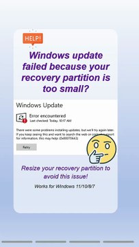 How to Resize Recovery Partition in Windows 11/10/8/7