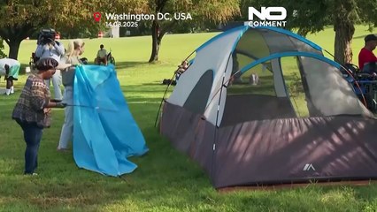 Évacuation des camps de sans-abri dans une opération policière controversée à Washington