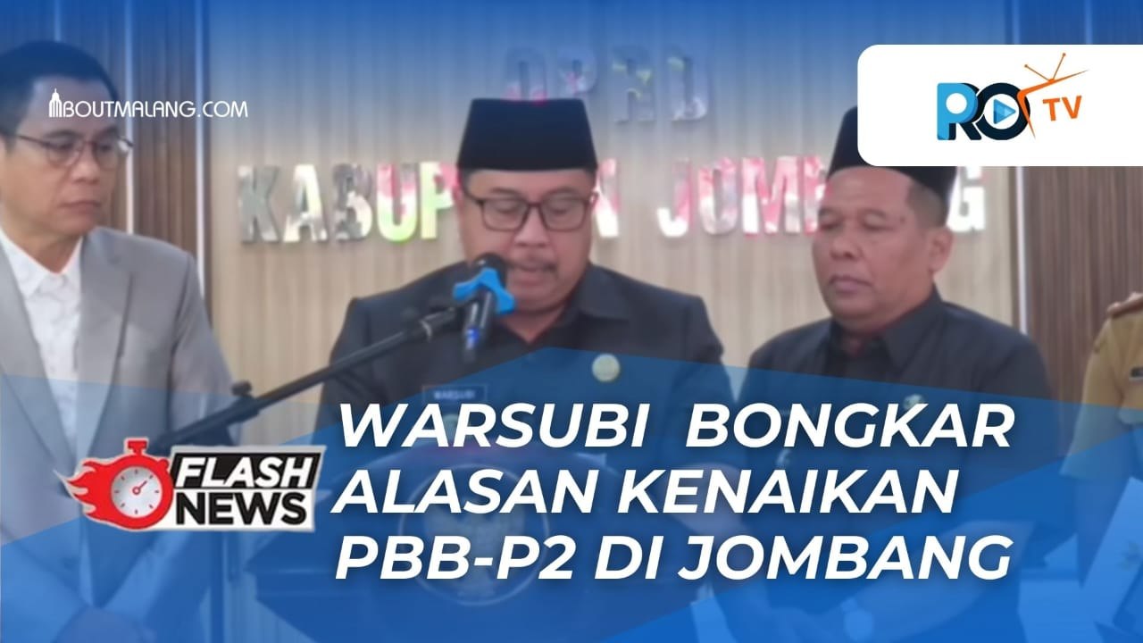BUPATI WARSUBI BONGKAR ALASAN KENAIKAN PBB-P2 DI JOMBANG TAHUN 2025
