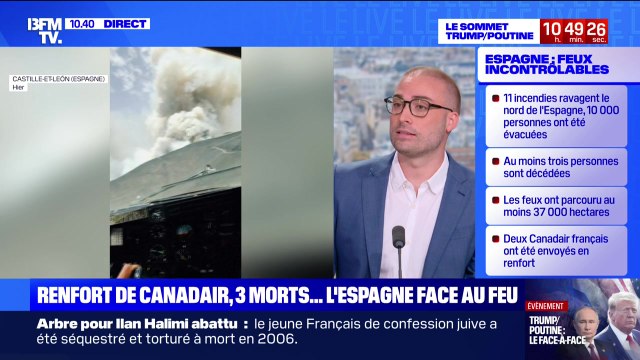 Incendies incontrôlables en Espagne : trois morts - 15/08