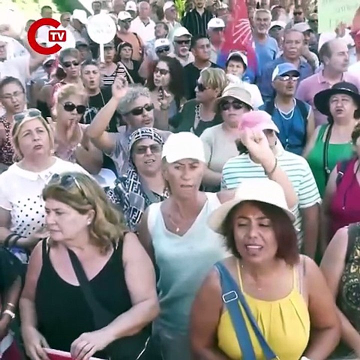CHP binasına Özlem Çerçioğlu pankartı asıldı: 'Haram olsun!'