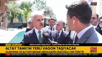 Altay tankını yerli vagon taşıyacak