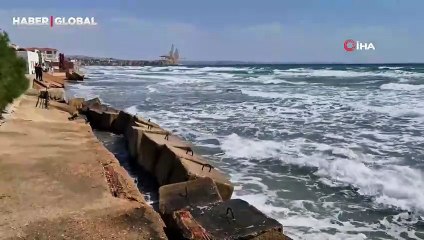 Tekirdağ’da Poyraz fırtınası 3 gündür etkisini sürdürüyor