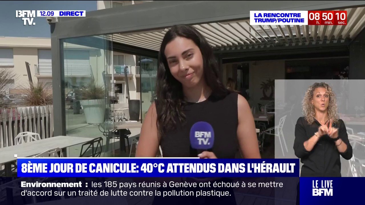 Au 8e jour de canicule, 40°C sont attendus à Palavas-les-Flots dans l'Hérault