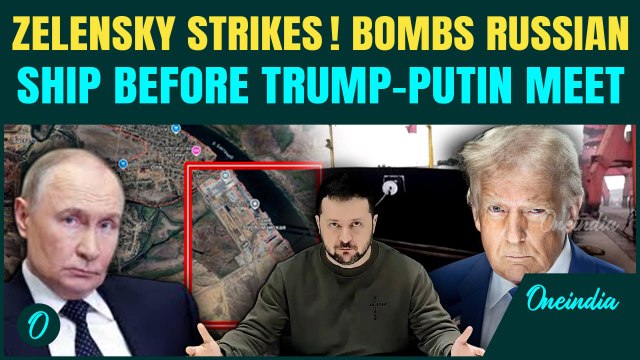 Zelensky’s SHOCKING Sabotage Attempt Before Trump-Putin Summit? Ukraine Blows Up Russian Ship