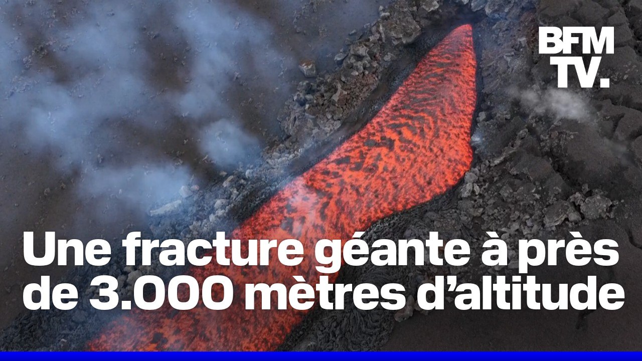 Sicile: les images spectaculaires de la coulée de lave observée sur l’Etna