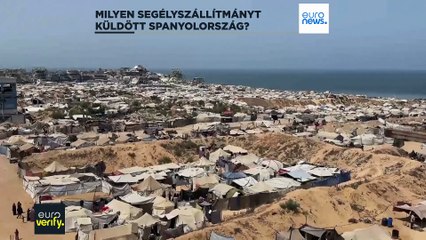 Tényleg rossz állapotú segélyszállítmányt küldött Spanyolország Gázába?