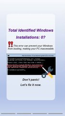 Total Identified Windows Installations 0? Fix It Now!