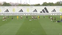 Entrenamiento completo del Real Madrid, previo al partido contra Osasuna