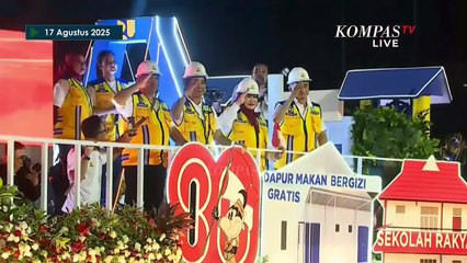 [FULL] Buat Prabowo & Gibran Berdiri, Deretan Mobil Unik Kementerian-Polri di Karnaval HUT ke-80 RI