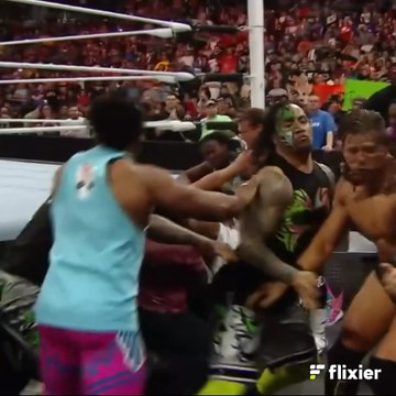 Triple H destroys Roman Reigns!!! تربل اتش يدمر رومن ريز !!! WWE☝😈