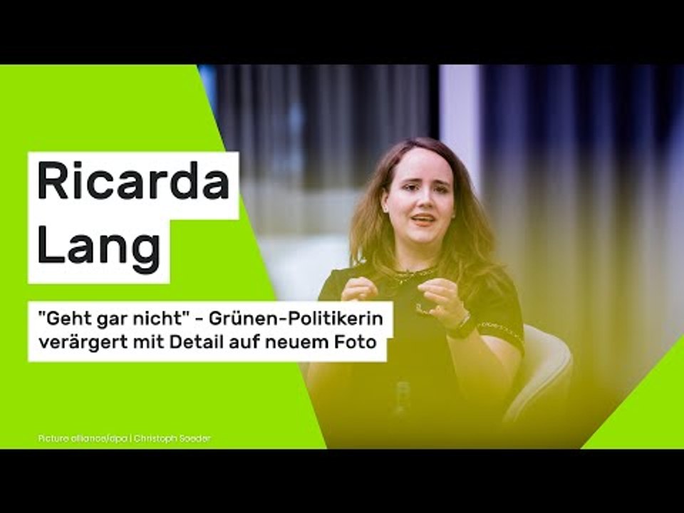 Ricarda Lang: 'Geht gar nicht' - Grünen-Politikerin verärgert mit Detail auf neuem Foto