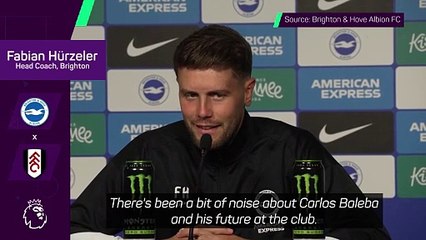 Hurzeler 'very confident' Man United-linked Baleba will stay at Brighton