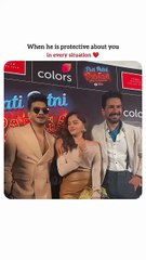 The way he protect her ❤️ #rubinadilaik #shorts #love #trending