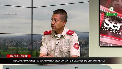 Baldomero Vega y Julio Saldaña hablan sobre recomendaciones durante y después de la tormenta