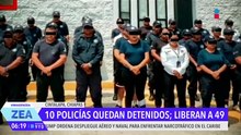 Liberan a 49 de los 59 policías detenidos en Cintalapa, Chiapas