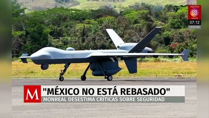 "No creo que esté rebasado el estado mexicano": Monreal desestima críticas sobre seguridad