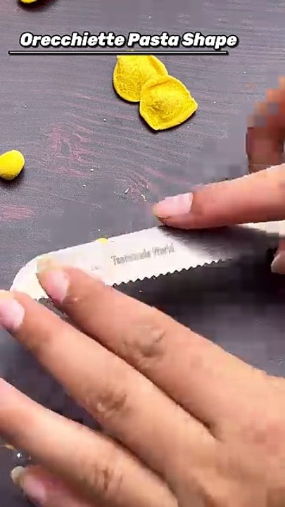 Easy Orecchiette Pasta Shape https://youtu.be/-s520Mdno1I?si=V2XCEs4-RllDgPEu #tastemadeworld #trending #orecchiette #orecchiettepasta #pasta #shapes