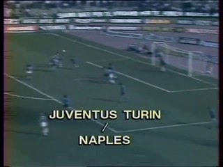 JUVENTUS TURIN - NAPLES - 1982 - SAISON 1982/1983 -