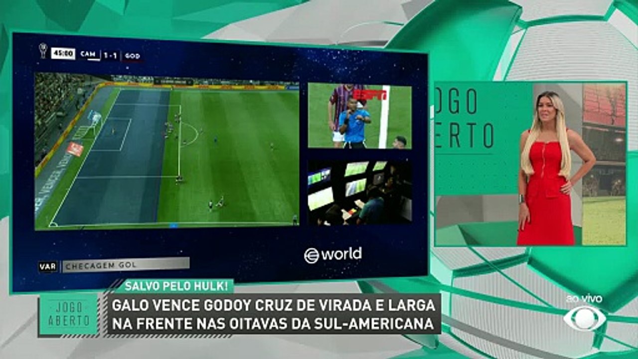 Atlético-MG x Godoy Cruz tem briga de torcedores; Jogo Aberto comenta