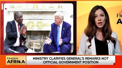 South Africa Distances From Army Chief's Comments In Iran Amid Trump Row | Firstpost Africa | N18G