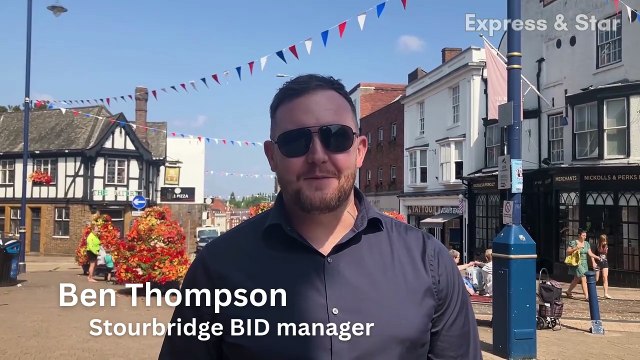 Bunting goes up in Stourbridge as BID manager tells of plans for town