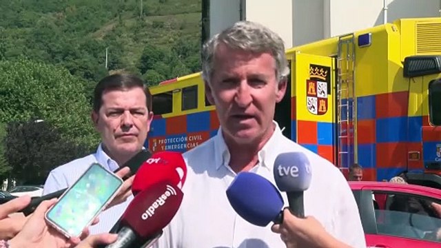 Los incendios centran la actualidad política: Mañueco y Rueda piden más medios al Gobierno