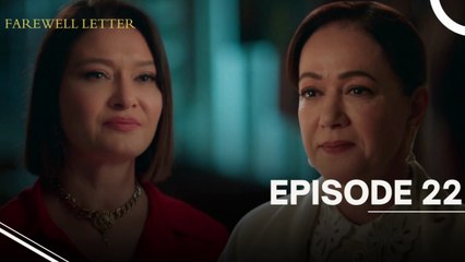 Farewell Letter Episode 22 - Veda Mektubu - English Subtitles - Turkish Series