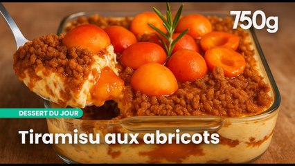 Tiramisu abricot romarin : le peps et la gourmandise en un dessert | 750g