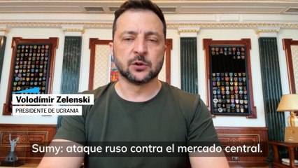Zelenski acusa a Rusia de cometer ataques previo a negociación