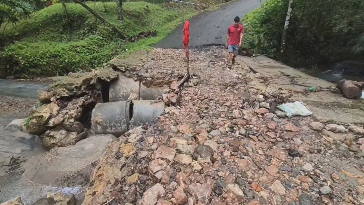 Lluvias provocan daños en vado en una comunidad de Coclé