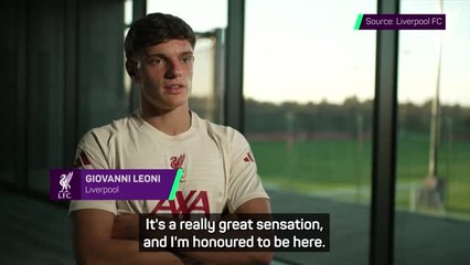 Leoni 'honoured' to be a Liverpool player