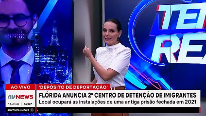 Flórida anuncia 2º centro de detenção de imigrantes | TEMPO REAL