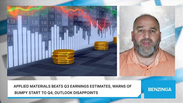 Applied Materials Beats Q3 Earnings Estimates, Warns Of Bumpy Start To Q4, Outlook Disappoints