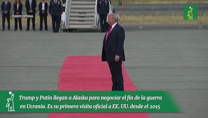 Trump y Putin llegan a Alaska para negociar el fin de la guerra en Ucrania. Es su primera visita oficial a EE. UU. desde el 2015