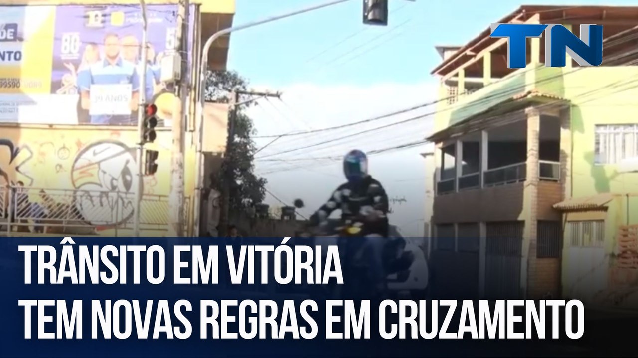 Trânsito em Vitória tem novas regras em cruzamento
