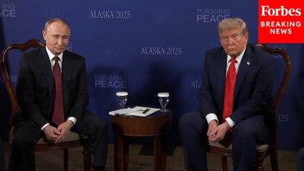President Trump And Russian President Putin Host A Bilateral Meeting In Alaska