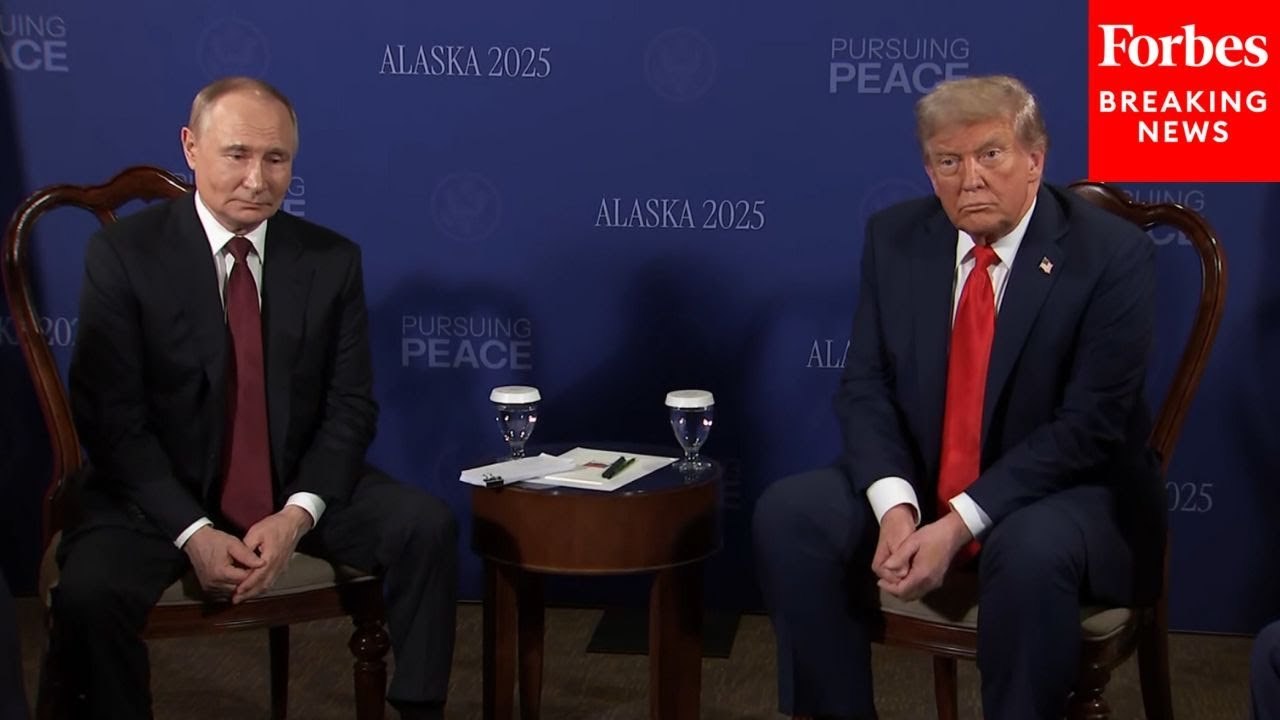 President Trump And Russian President Putin Host A Bilateral Meeting In Alaska