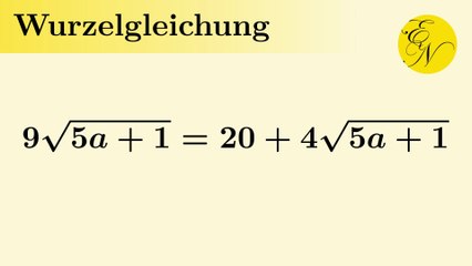 Wurzelgleichung