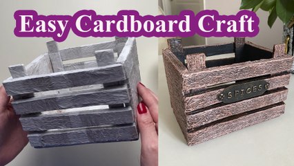Easy DIY Spice Storage Box from Cardboard