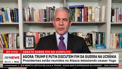 AGORA: Donald Trump e Vladimir Putin debatem fim da guerra na Ucrânia durante encontro no Alasca