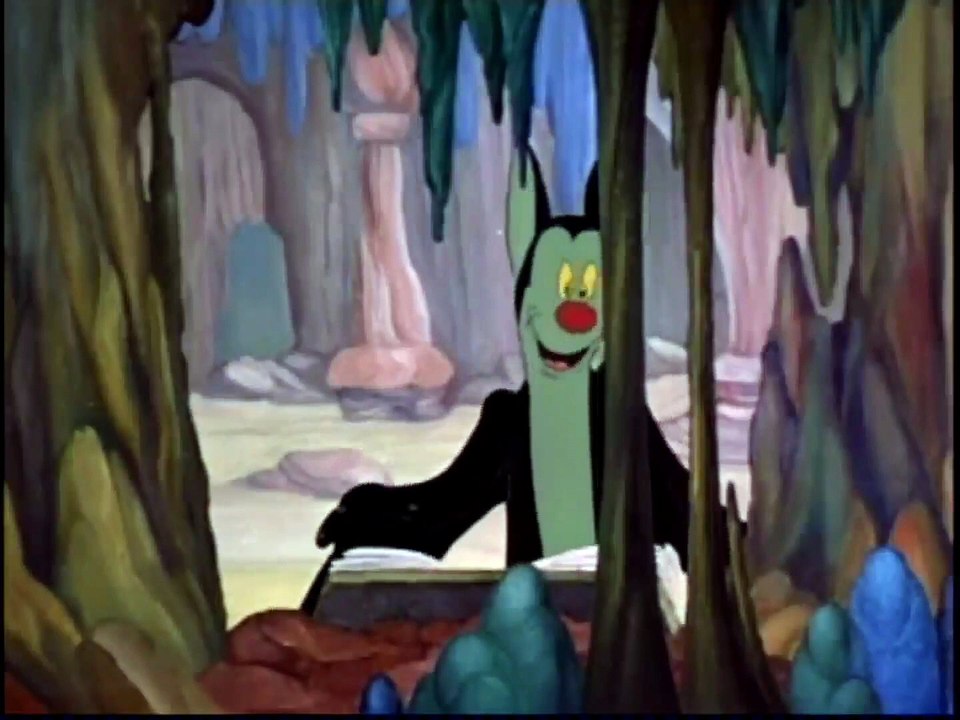 The Wise Owl (1940) | Ub Iwerks Color Rhapsody | Vintage Halloween Cartoon in HD (Public Domain)