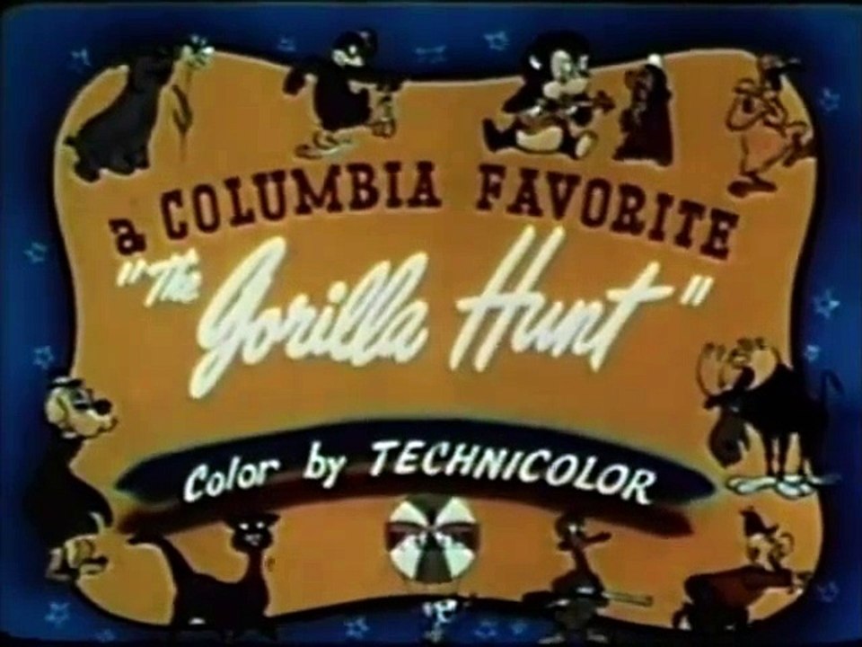 The Gorilla Hunt (1939) | Ub Iwerks | Color Rhapsody HD | Public Domain