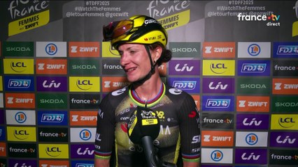 Étape 1 - Marianne Vos : Pauline a fait un travail fou