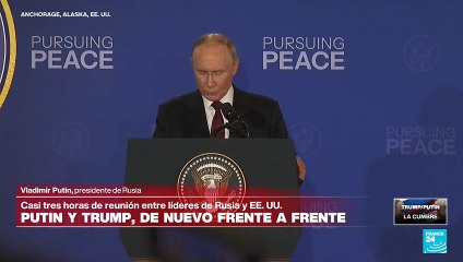 “No hay acuerdo hasta que haya acuerdo”: Trump tras el encuentro con Putin en Alaska