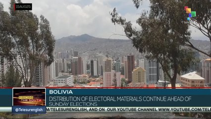 Bolivia | Distribution of electoral materials continue ahead of Sunday elections