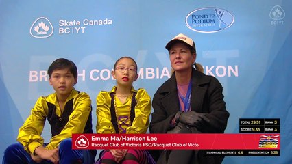 Juvenile and Pre Novice Free Dance-  2025 BC/YT Section Super Series Summer Skate