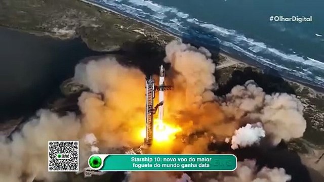 Starship 10: novo voo do maior foguete do mundo ganha data