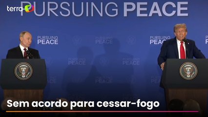 Trump celebra 'grande progresso' com Putin, mas diz que ainda não houve acordo sobre a Ucrânia