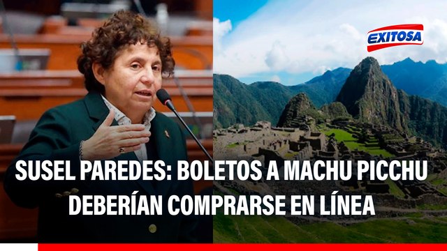 Susel Paredes sobre situación en Machu Picchu: Se deben comprar en línea los boletos